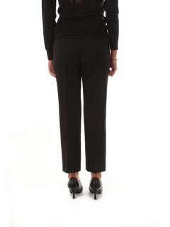 Iblues costone pantaloni flare da donna nero