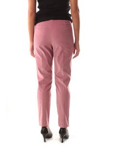 Iblues PONZA1 pantalone in velluto da donna rosa