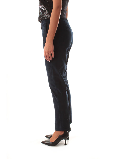 Iblues PONZA1 pantalone in velluto da donna blu