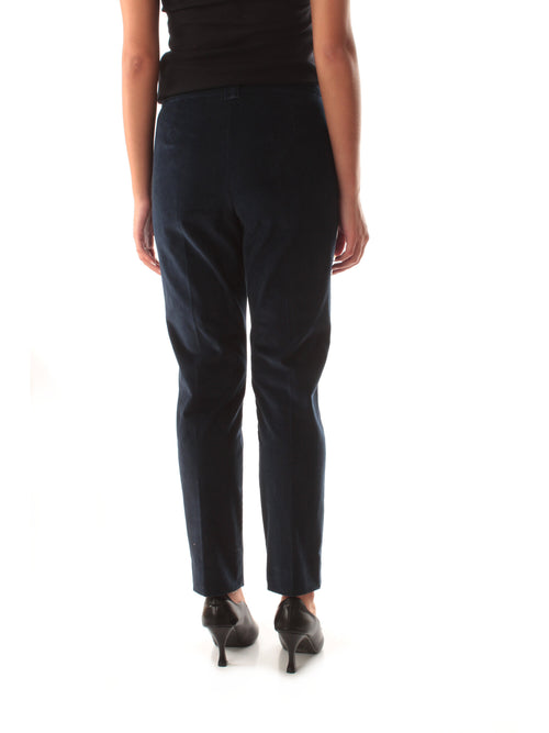 Iblues PONZA1 pantalone in velluto da donna blu