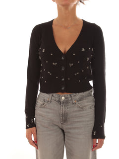 Iblues VENTOSO cardigan con strass da donna nero