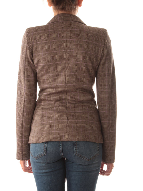 Iblues TAILORING blazer doppiopetto da donna marrone galles