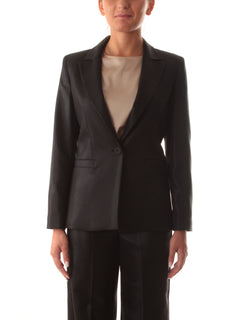 Iblues SGOMBRO blazer sfiancato da donna nero/nero