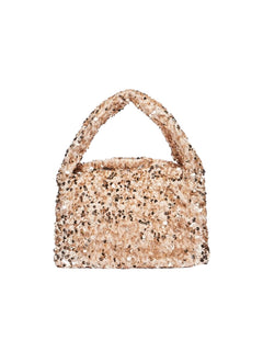 Iblues LIPARI borsa in paillettes da donna platino