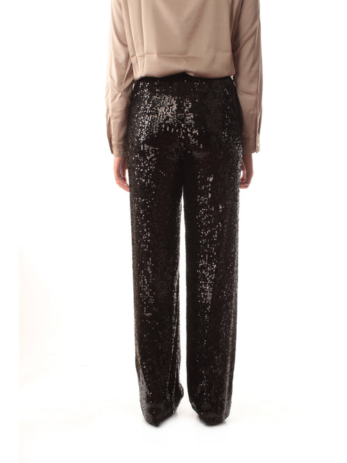 Iblues FATO pantalone in paillettes nero da donna