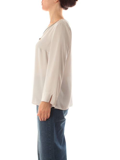 Gaia life blusa da donna grigio