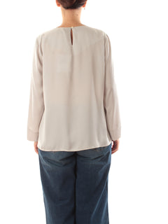 Gaia life blusa da donna grigio