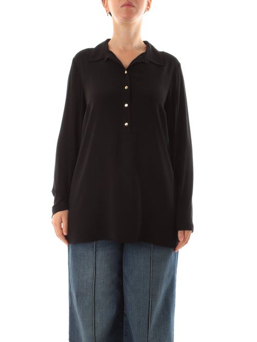 Gaia life camicia da donna nero