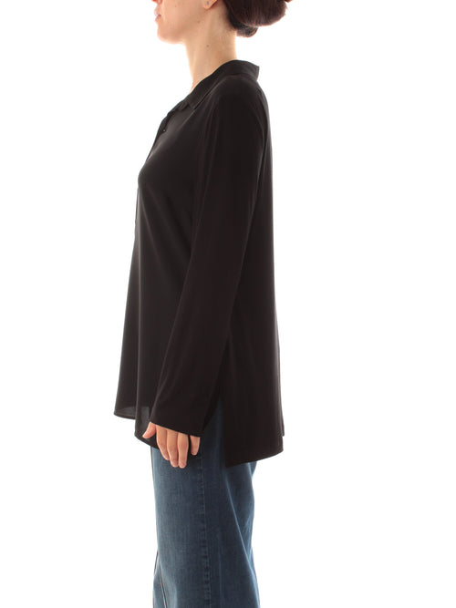 Gaia life camicia da donna nero