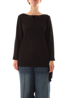 Gaia life blusa da donna nero