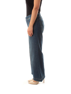 Elena Mirò jeans pull on da donna blu