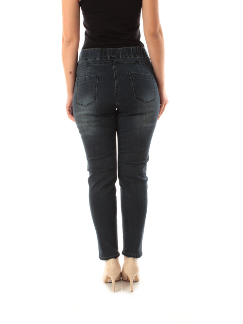 Elena Mirò jeans skinny da donna blu