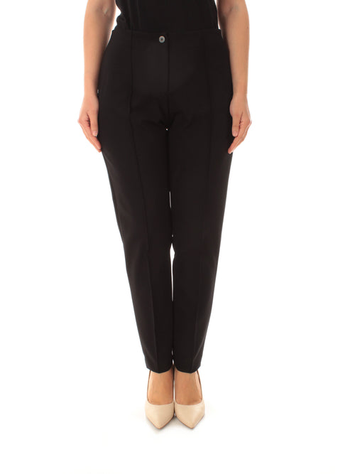 Elena Mirò pantalone slim fit da donna nero