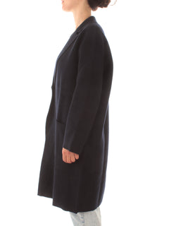 Elena Mirò cappotto in lana double da donna blu