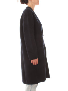 Elena Mirò cappotto in lana double da donna blu