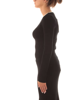 Akep maglia cut out da donna nero