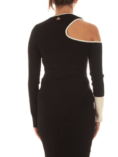 Akep maglia cut out da donna nero