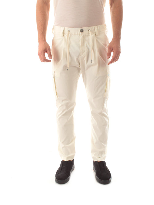 HERNO PANTALONE CARGO DA UOMO NATURALE