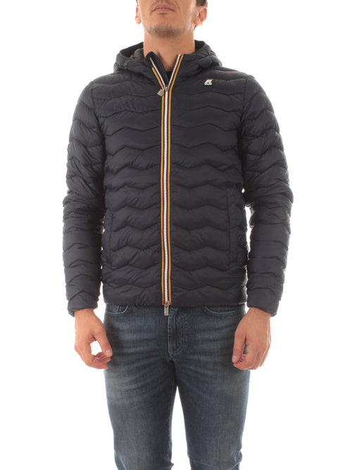 K-Way JACK QUILTED WARM giacca da uomo blue depth