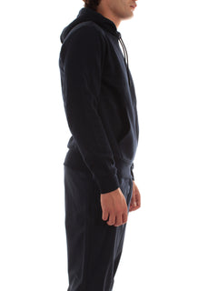 Lacoste felpa con cappuccio jogger da uomo blu navy