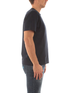 Lacoste T-shirt dal taglio classico in jersey da uomo blu navy