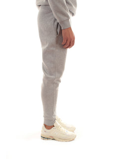 Lacoste pantaloni sportivi in felpa di cotone da uomo grigio chine