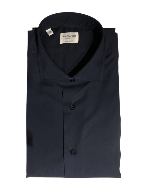 Mazzarelli camicia da uomo blu navy