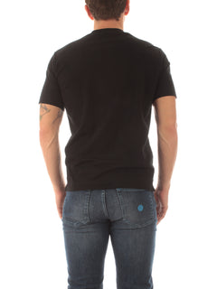 Mazzarelli PUGLIA T-shirt in cotone da uomo nero