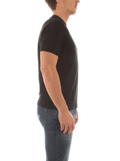 Mazzarelli PUGLIA T-shirt in cotone da uomo nero