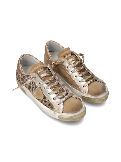 Philippe Model PARIS LOW sneakers con da donna diamant leo