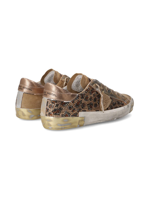 Philippe Model PARIS LOW sneakers con da donna diamant leo