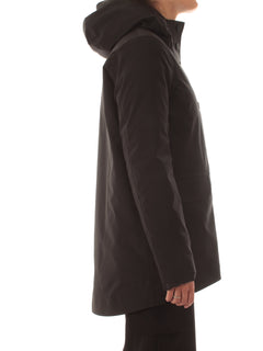 RRD-ROBERTO RICCI DESIGNS COLOR DETACHABLE PARKA DA DONNA NERO