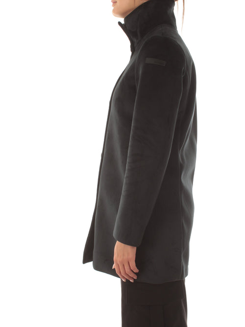 RRD-ROBERTO RICCI DESIGNS VELVET NEO COAT DA DONNA NERO