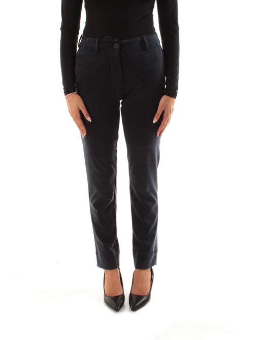 RRD-ROBERTO RICCI DESIGNS CUPRO SMOKE WOM PANTALONE DA DONNA BLUE BLACK