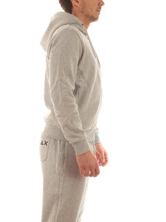 Sun 68 HOOD ZIP felpa da uomo grigio