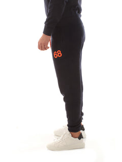 Sun 68 LONG PANT PATCH FLUO joggers da uomo navy blue