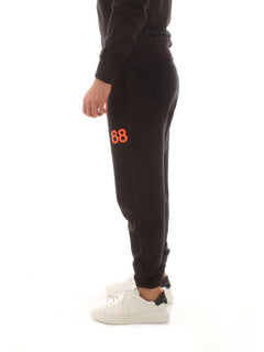 Sun 68 LONG PANT PATCH FLUO joggers da uomo nero