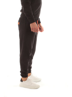 Sun 68 LONG PANT PATCH FLUO joggers da uomo nero