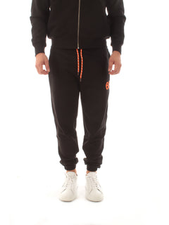 Sun 68 LONG PANT PATCH FLUO joggers da uomo nero