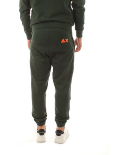 Sun 68 LONG PANT PATCH FLUO joggers da uomo verde