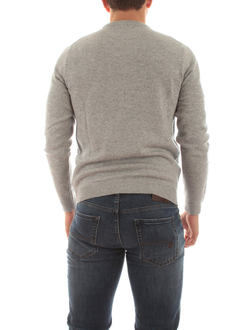 Sun 68 maglia SOLID WARM da uomo grigio