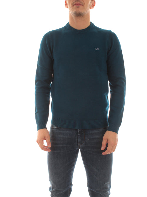 Sun 68 maglia SOLID WARM da uomo blue