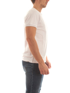 Sun 68 T-shirt solid luxury da uomo bianco