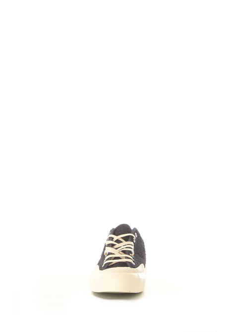 Superga 2432 WORKS HAIRY SUEDE SNEAKER NAVY/OFF WHITE