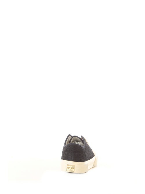 Superga 2432 WORKS HAIRY SUEDE SNEAKER NAVY/OFF WHITE