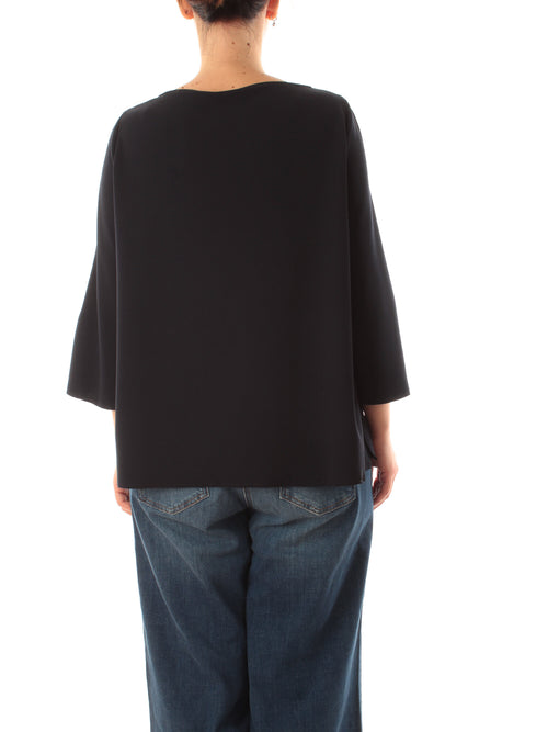 Luisa Viola blusa da donna blu