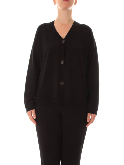 Persona by Marina Rinaldi MAGENTA cardigan da donna nero