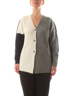 Persona by Marina rinaldi AFONA cardigan da donna blu navy/grigio