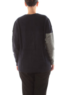 Persona by Marina rinaldi AFONA cardigan da donna blu navy/grigio