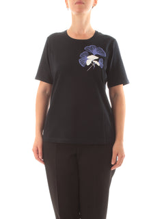 Persona By Marina Rinaldi NIEVO T-shirt da donna blu navy